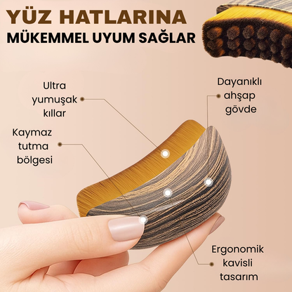 Ciltish™ Kuru Fırçalama Yüz Yogası Fırçası
